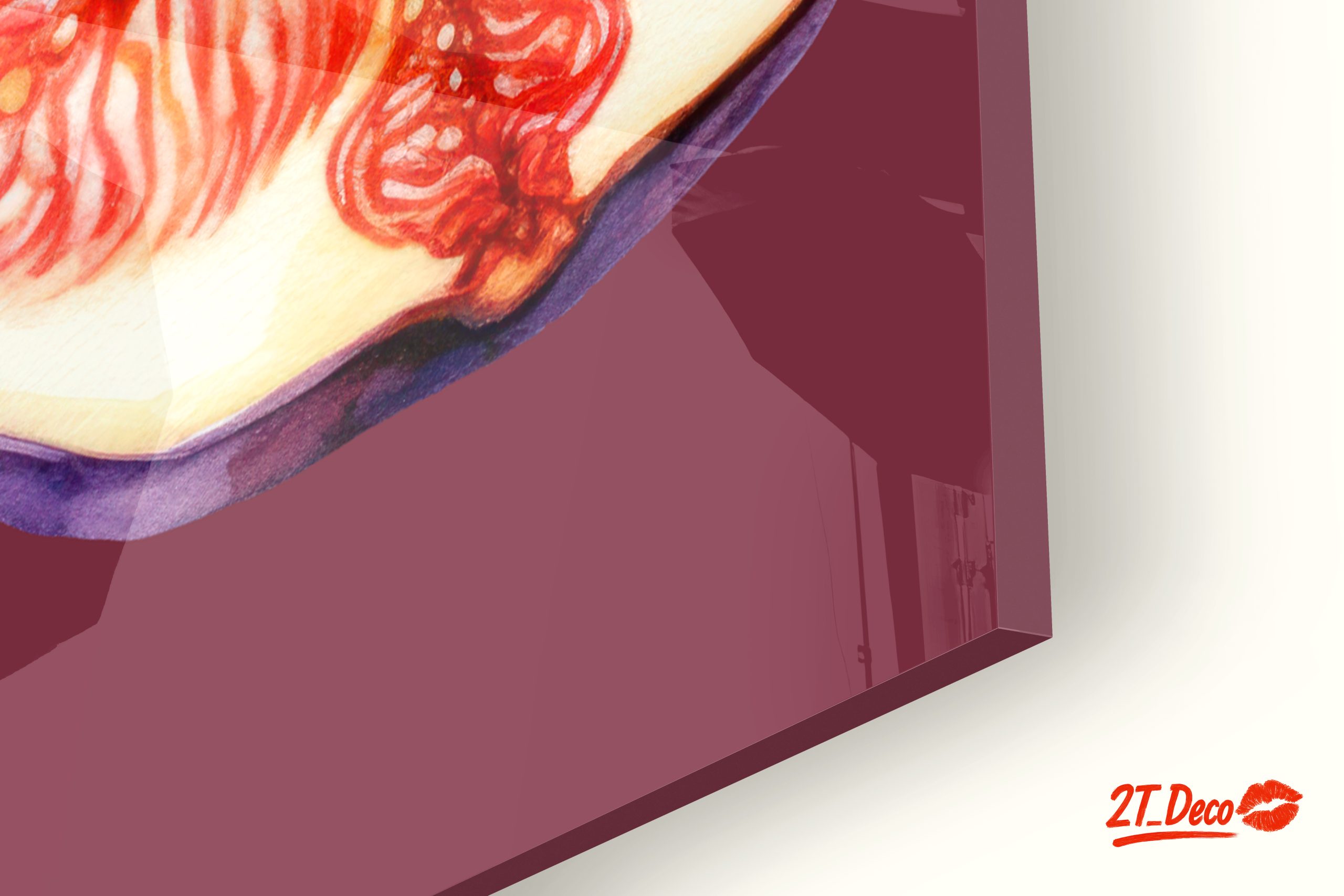 Watercolor Abstract Fig Art - Image 9