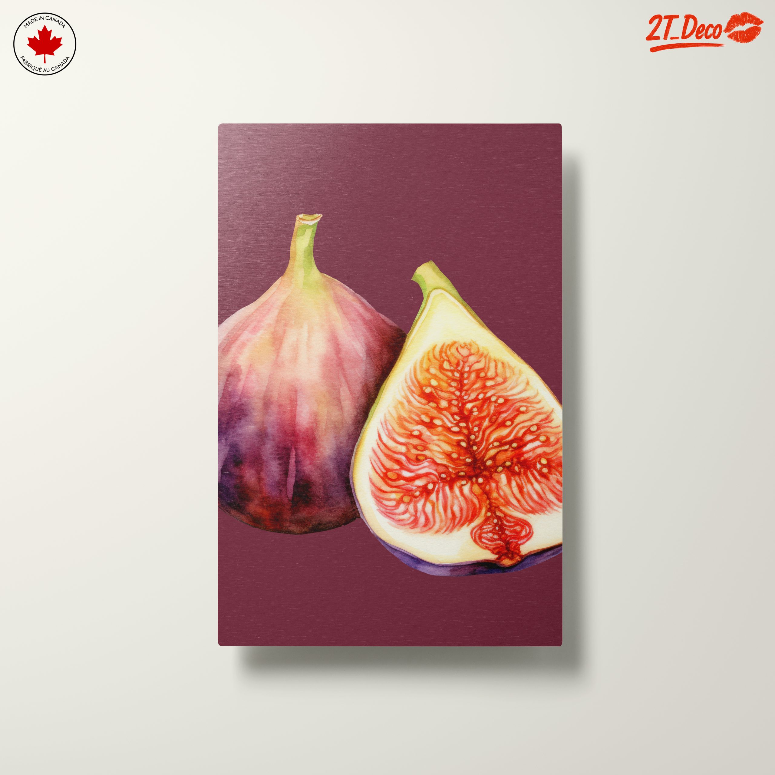 Watercolor Abstract Fig Art - Image 10