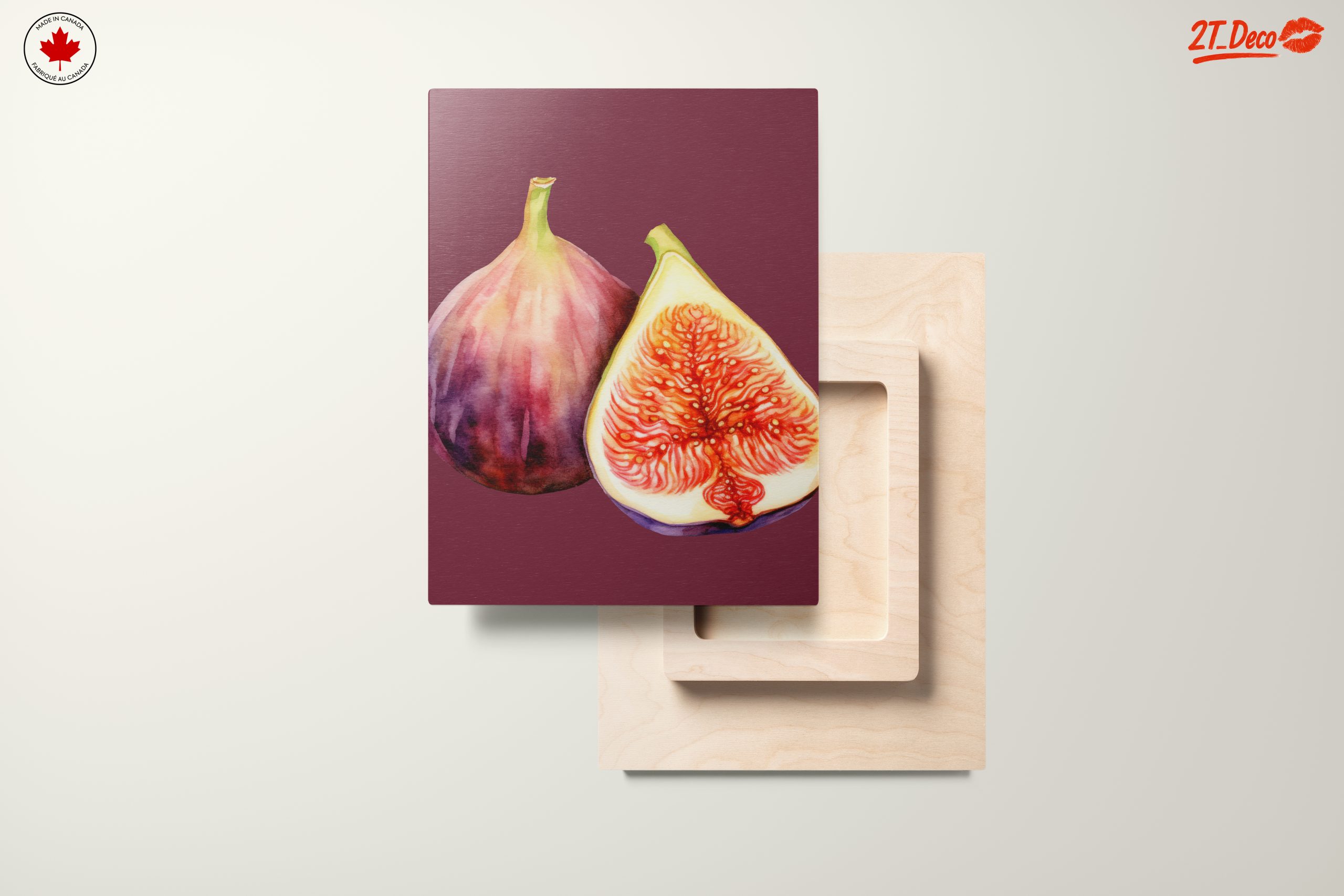 Watercolor Abstract Fig Art - Image 11