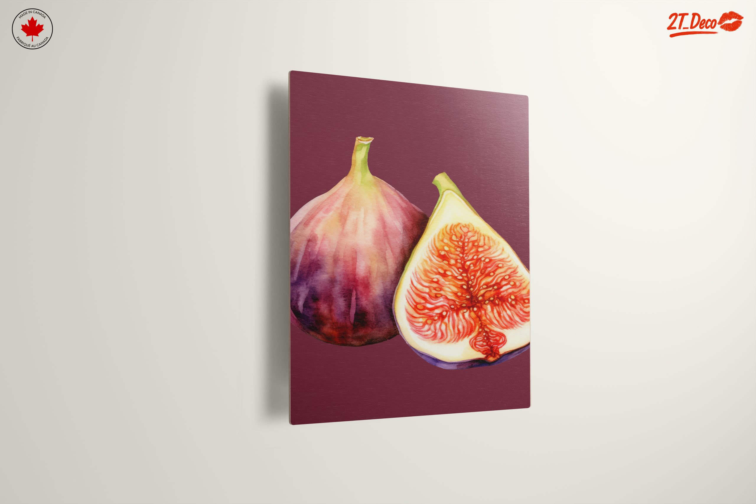 Watercolor Abstract Fig Art - Image 13