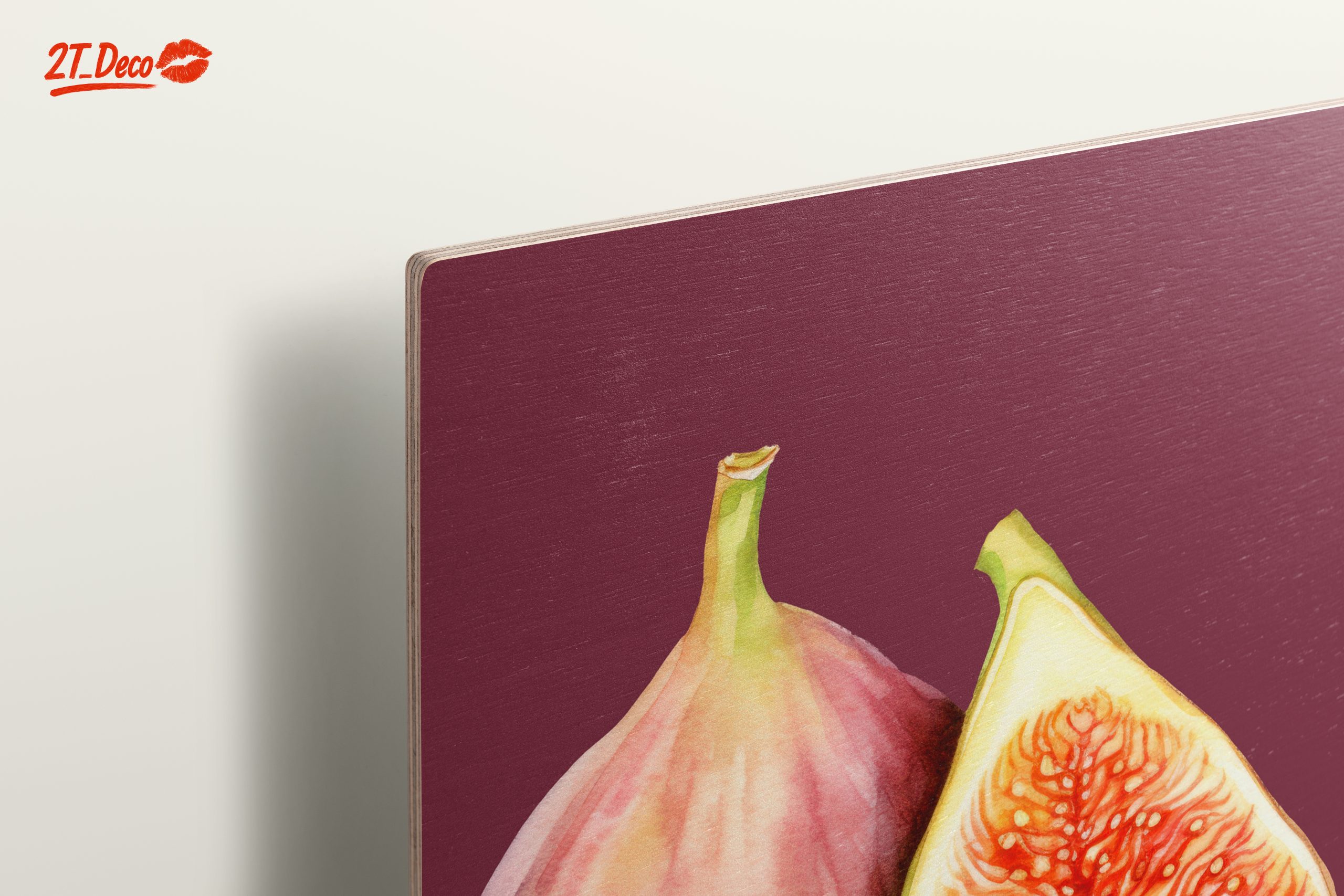 Watercolor Abstract Fig Art - Image 15