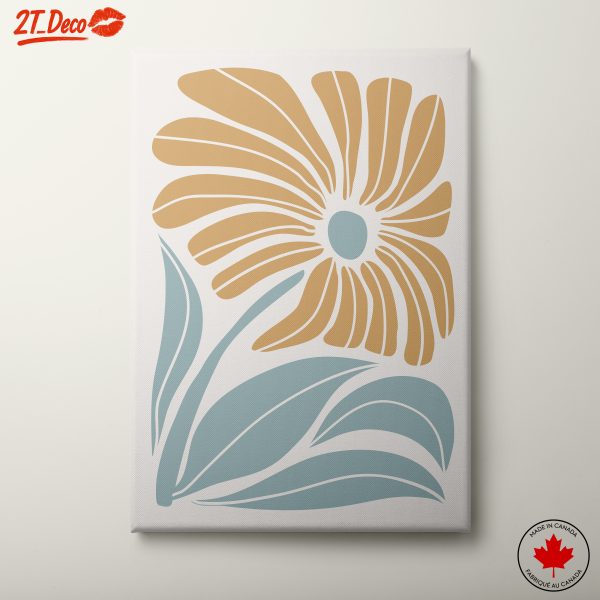 Stylized Floral Art for Modern Decor