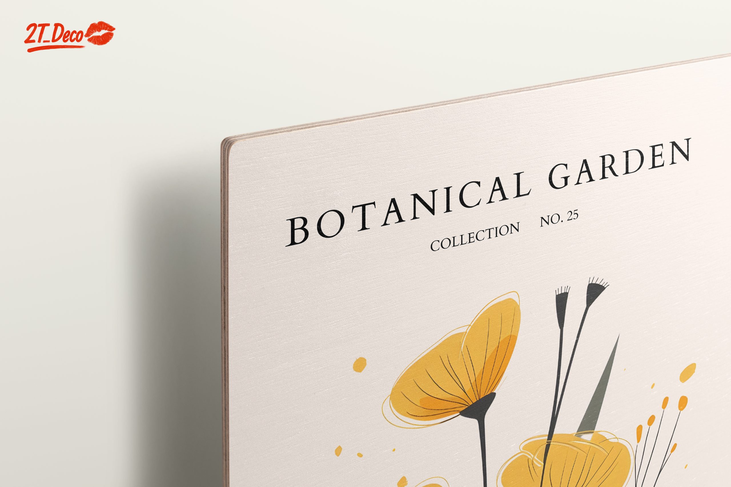 Botanical Garden Art with Yellow Flowers - Image 15