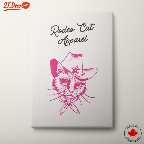 Whimsical Cat Rodeo Art