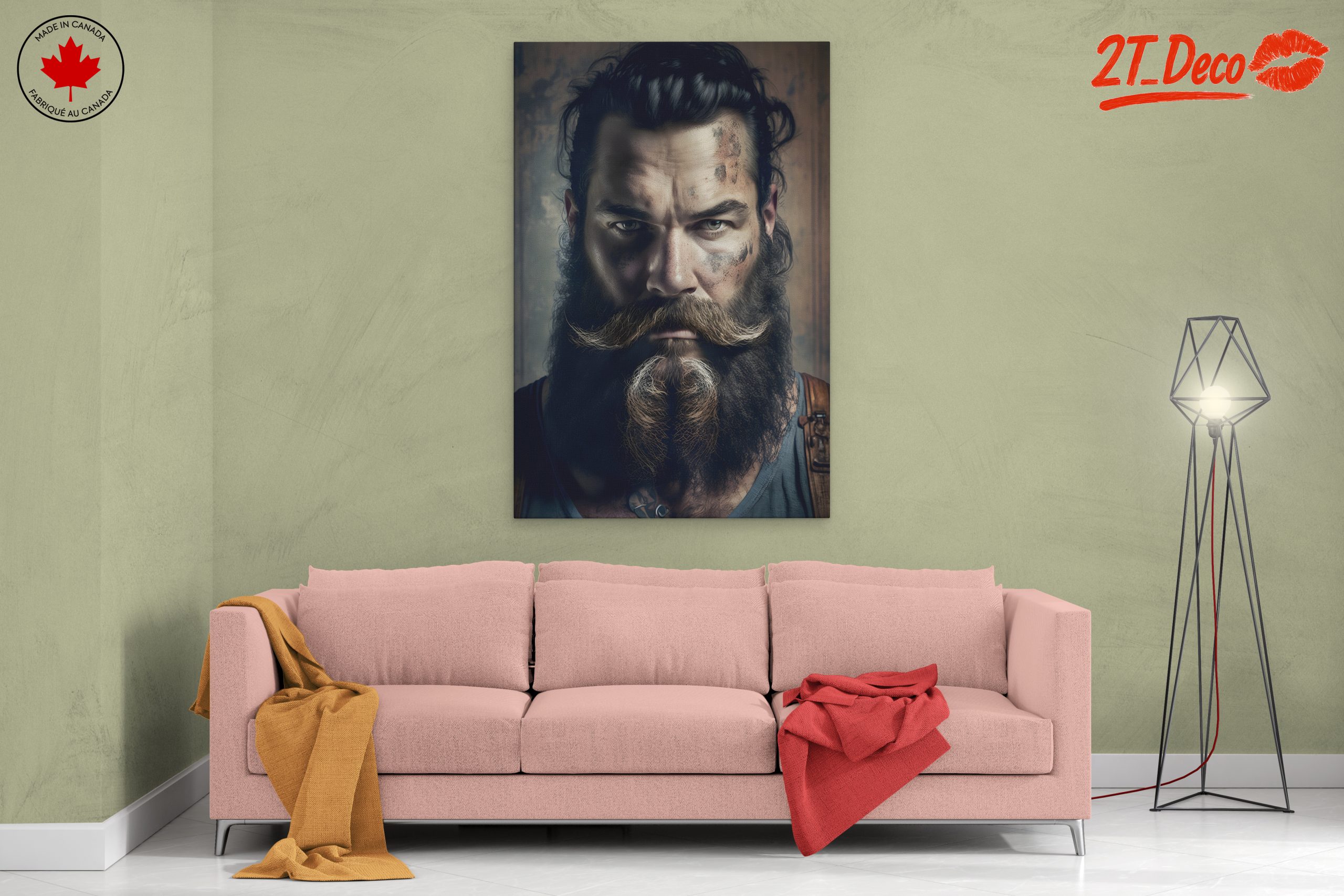 Bold Contemporary Portrait of a Man - Image 2