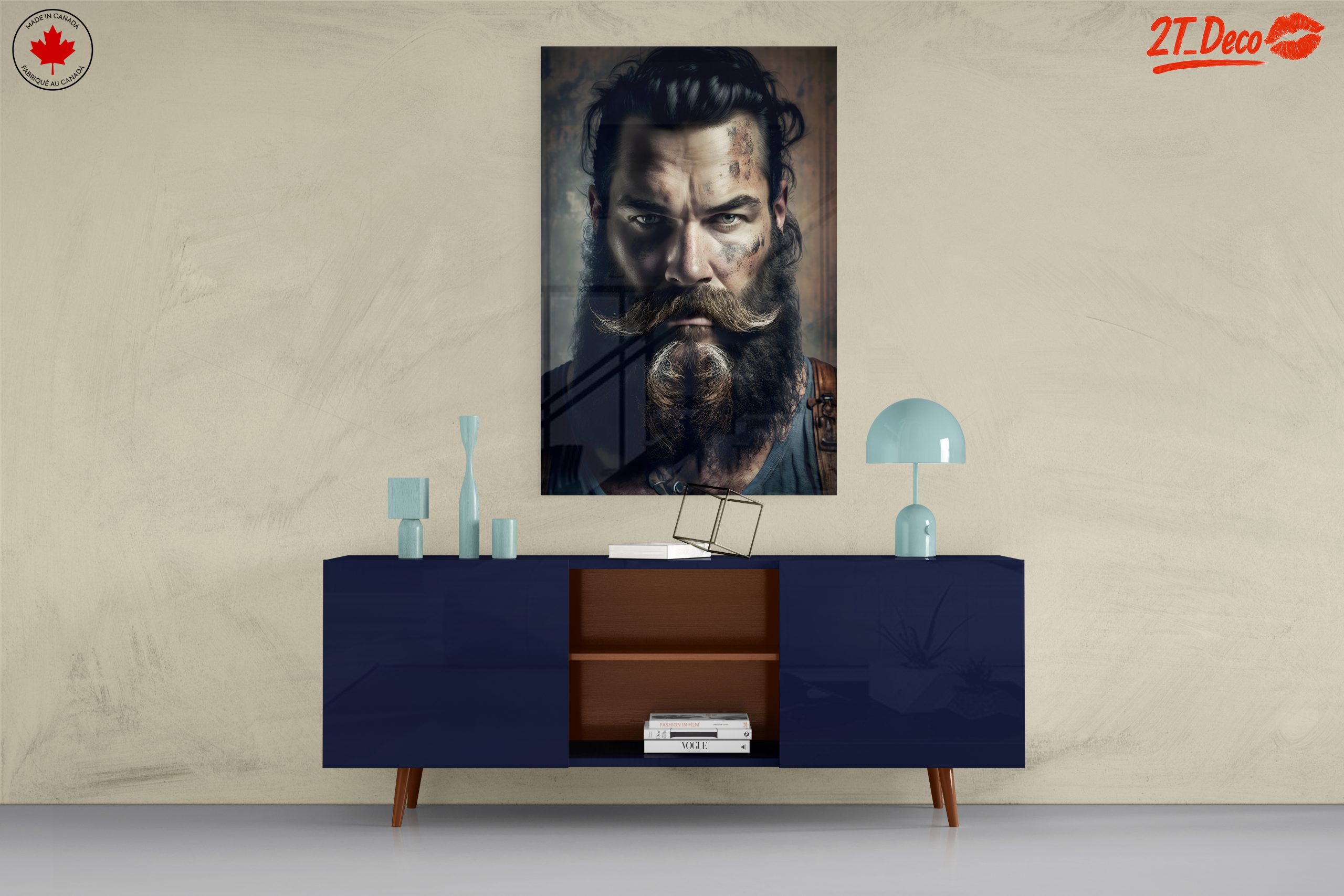 Bold Contemporary Portrait of a Man - Image 8
