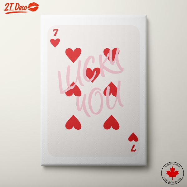 Lucky You Playing Card Art 17