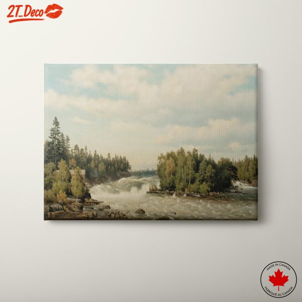 Serene Nature Landscape with Flowing Water