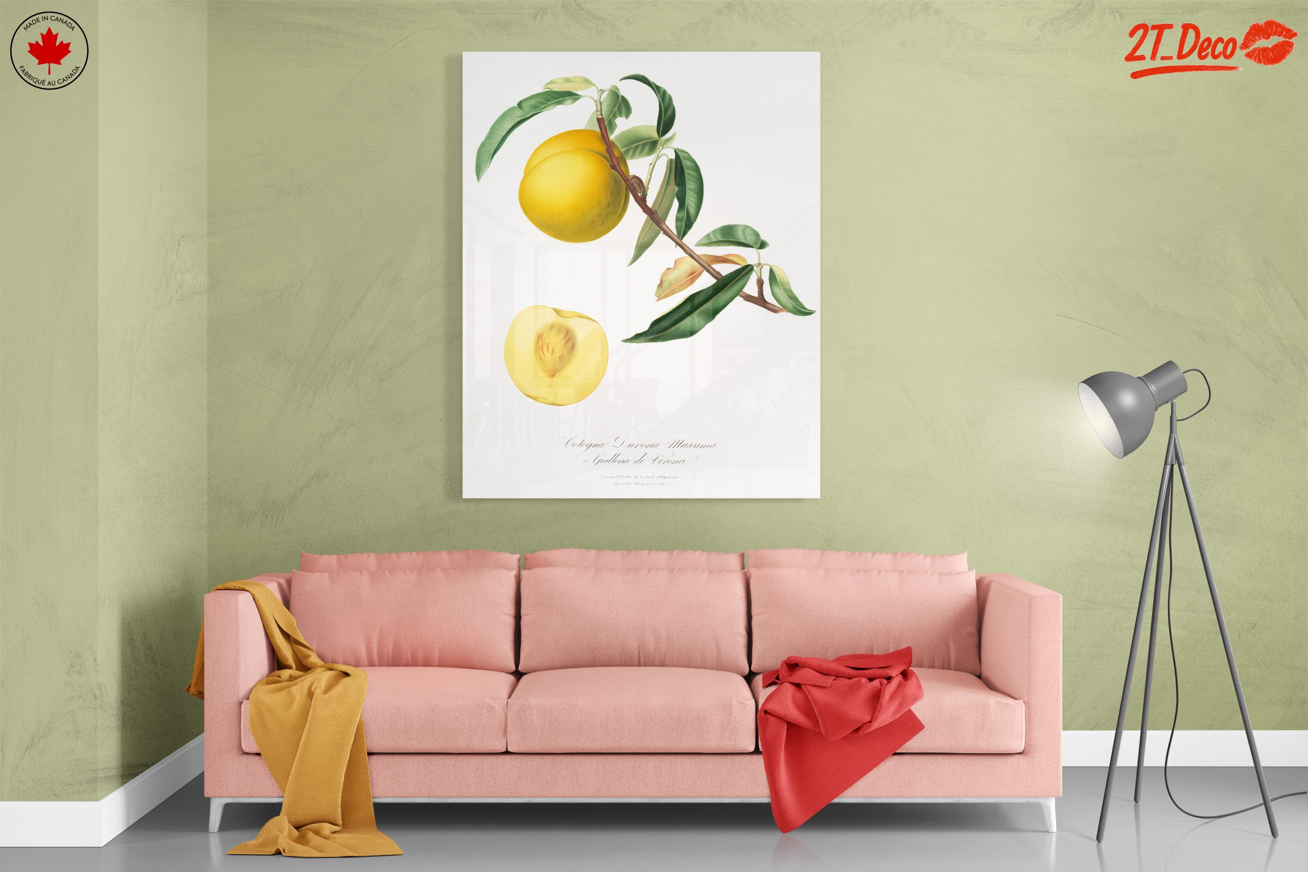 Botanical Fruit Illustration in Vibrant Colors - Image 7