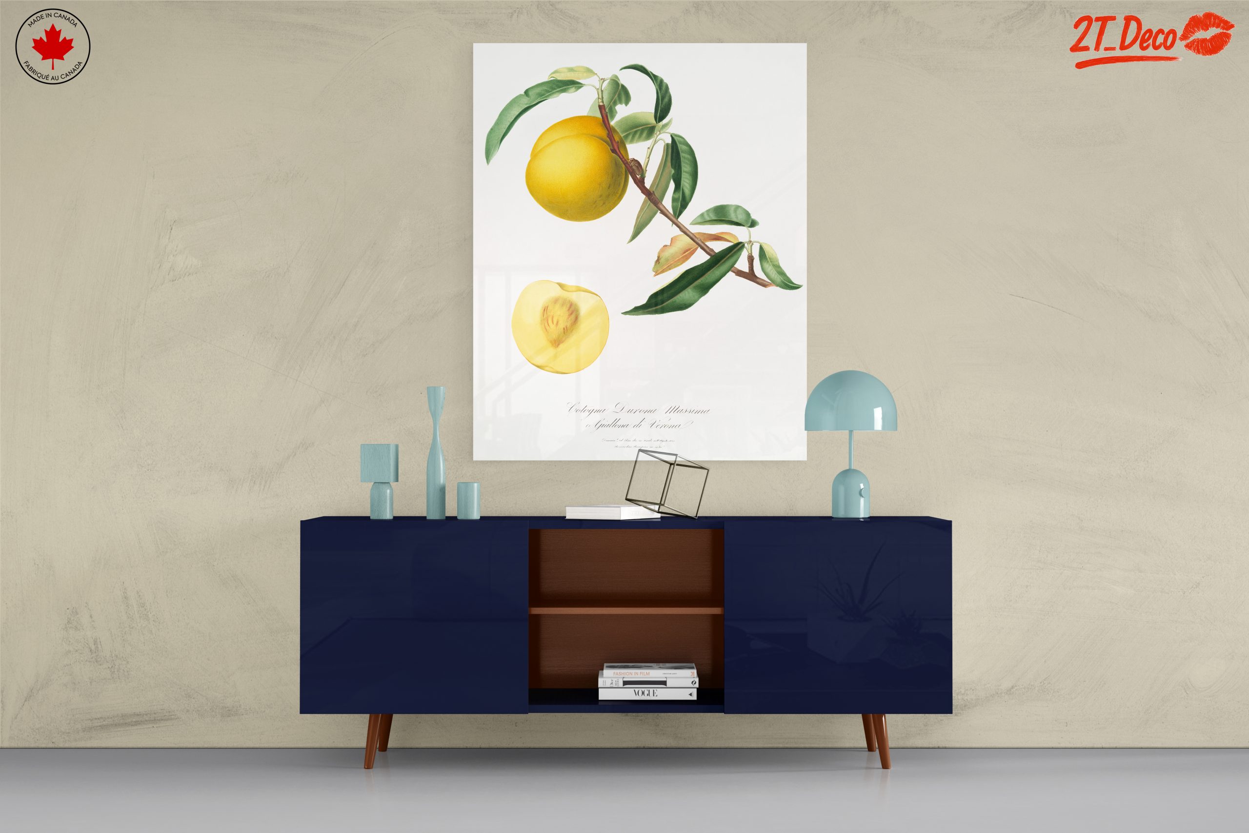 Botanical Fruit Illustration in Vibrant Colors - Image 8