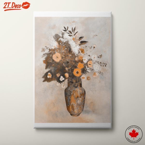 Vibrant Floral Arrangement in Earthy Tones