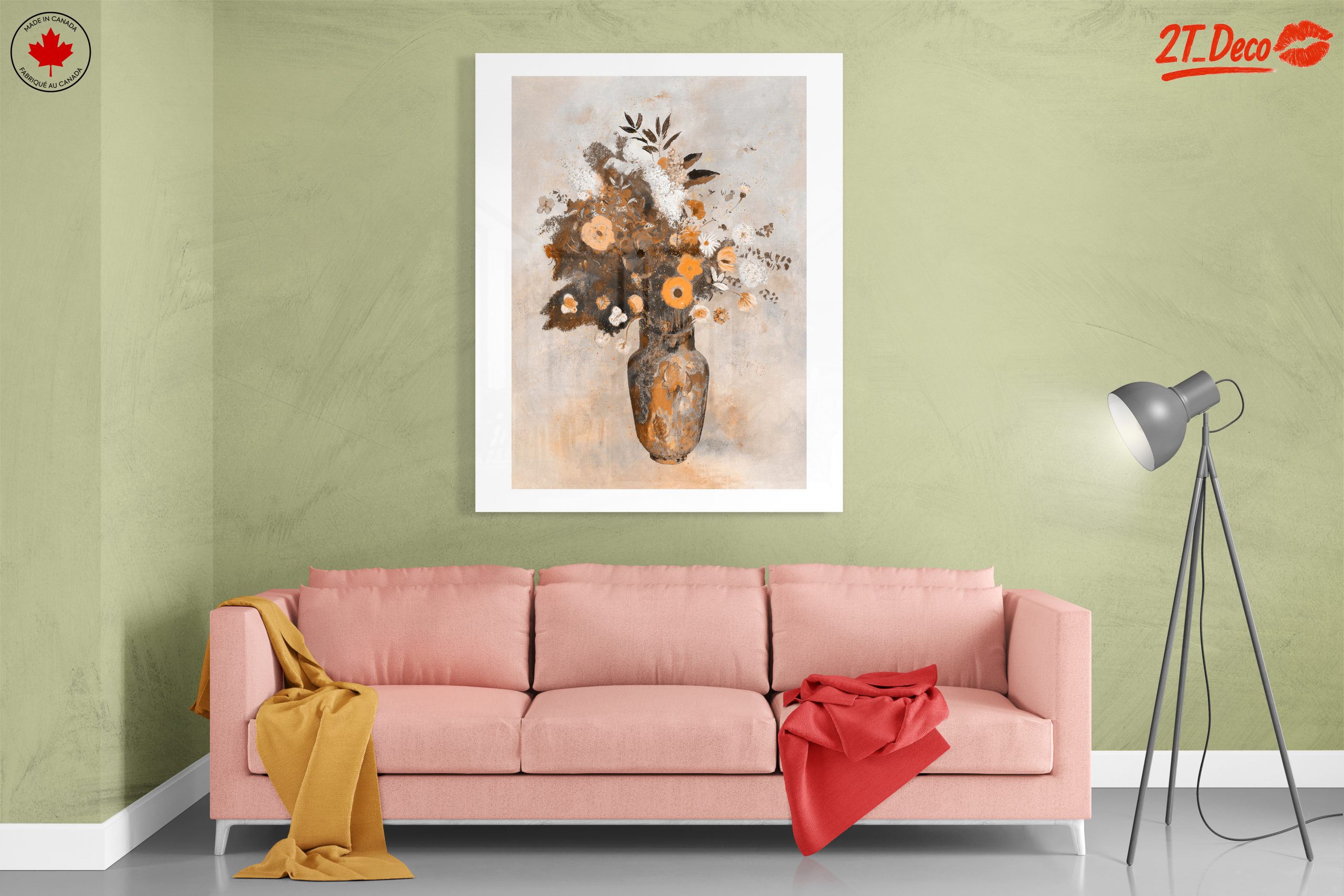 Vibrant Floral Arrangement in Earthy Tones - Image 7