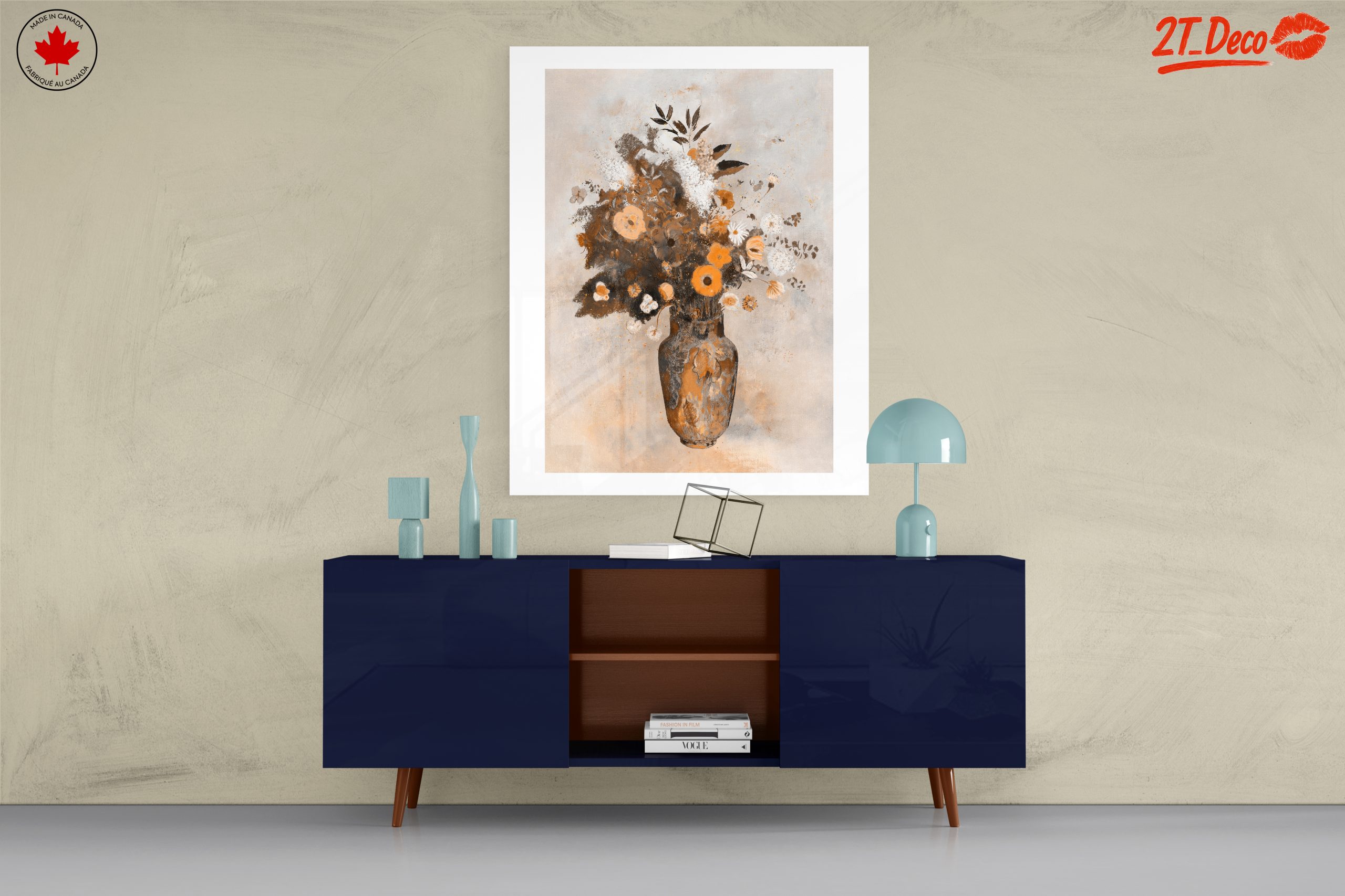 Vibrant Floral Arrangement in Earthy Tones - Image 8