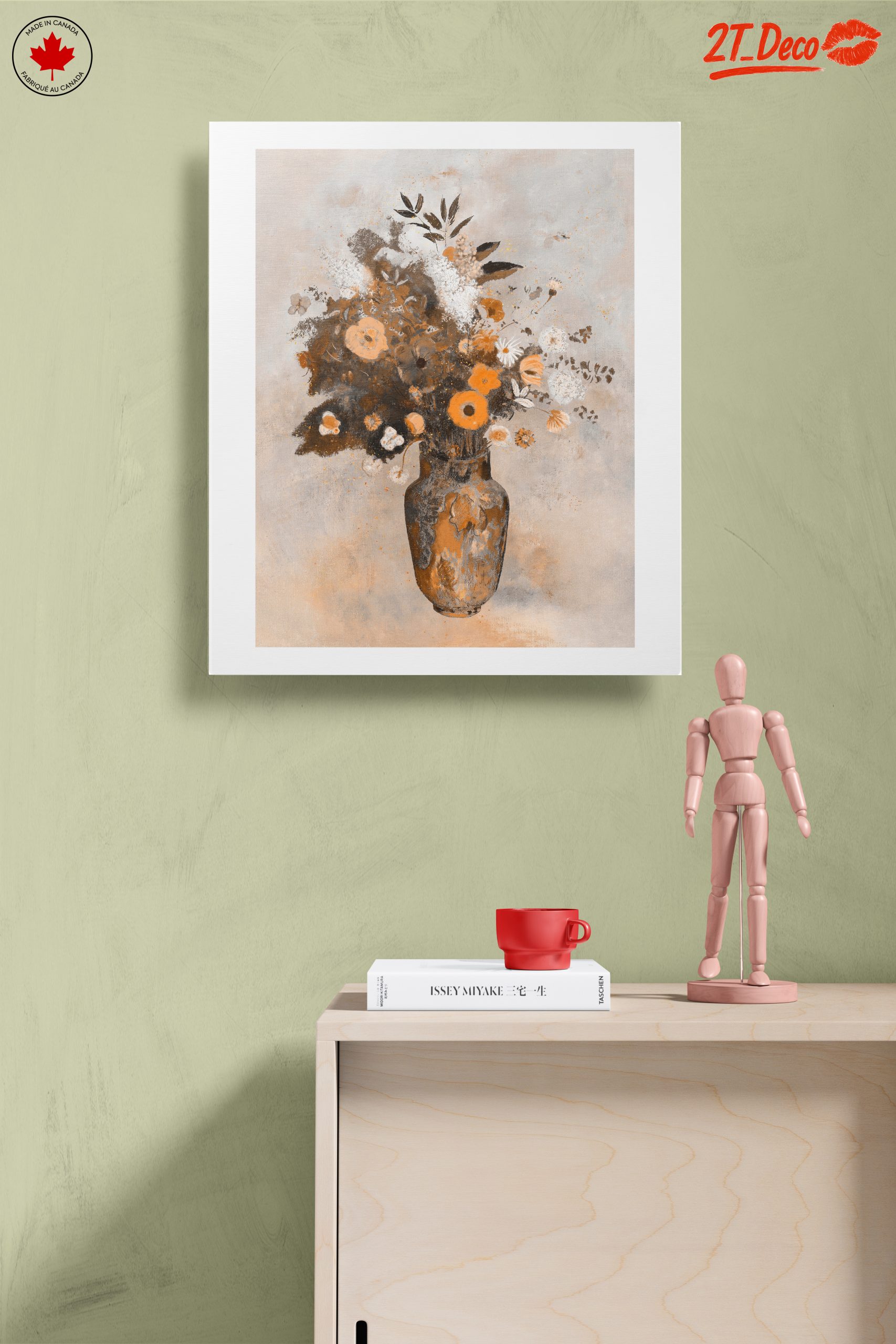 Vibrant Floral Arrangement in Earthy Tones - Image 14