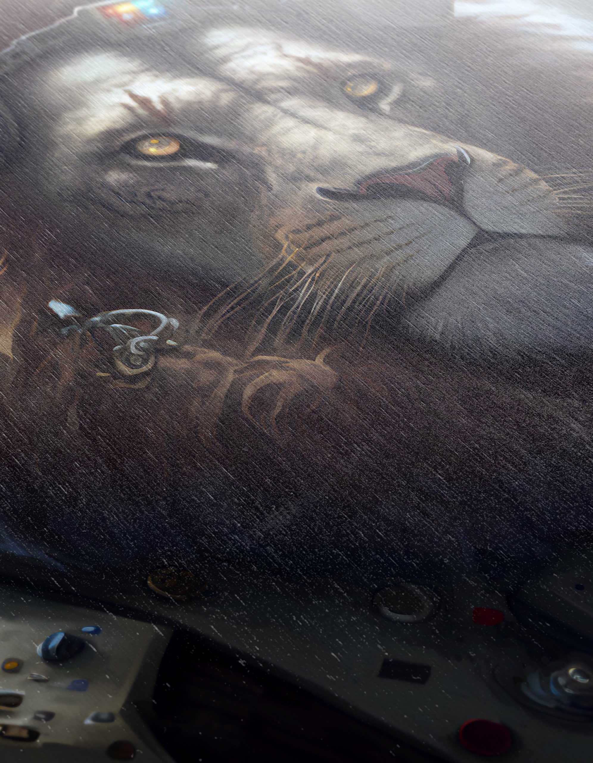 Stylized Cybernetic Lion Art - Image 12