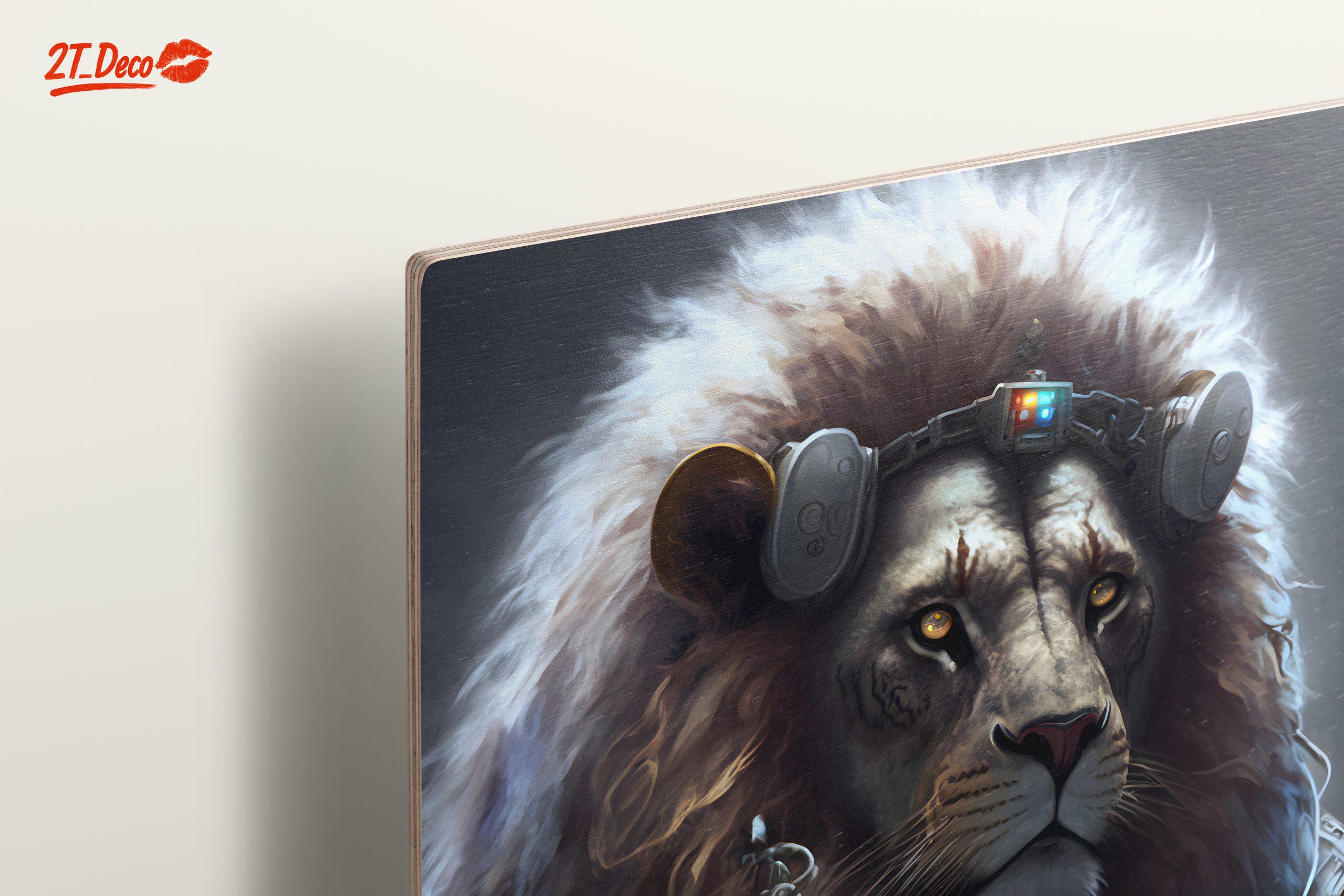 Stylized Cybernetic Lion Art - Image 15