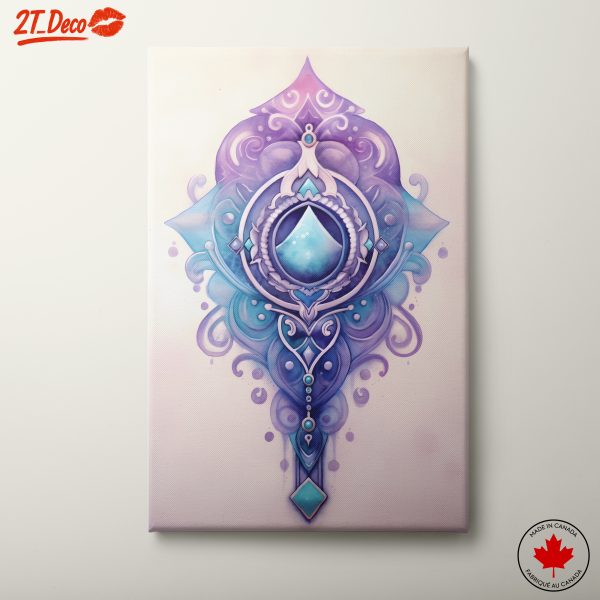 Cosmic Abstract Design with Ethereal Colors