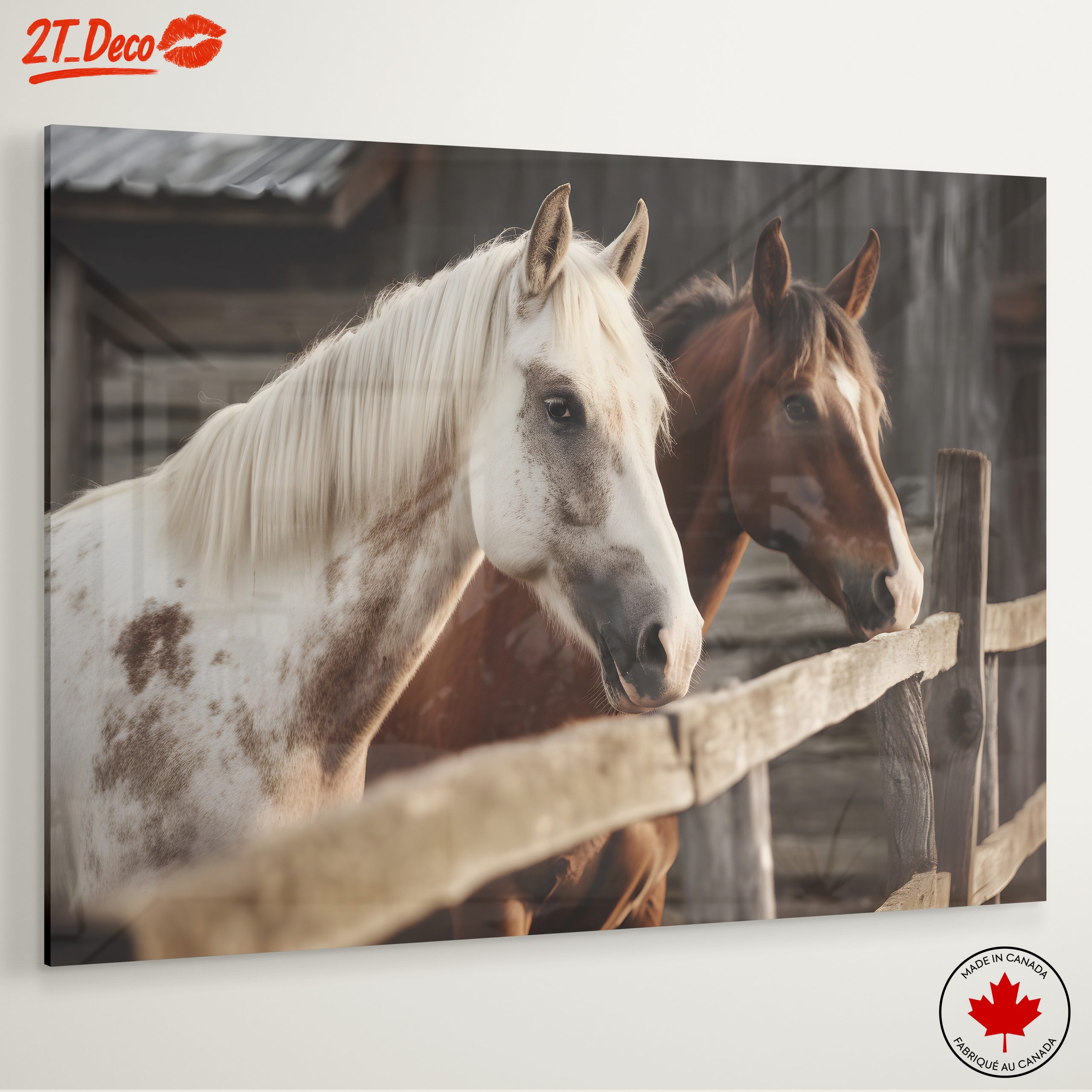Beautiful Horses in a Rustic Setting - Image 6