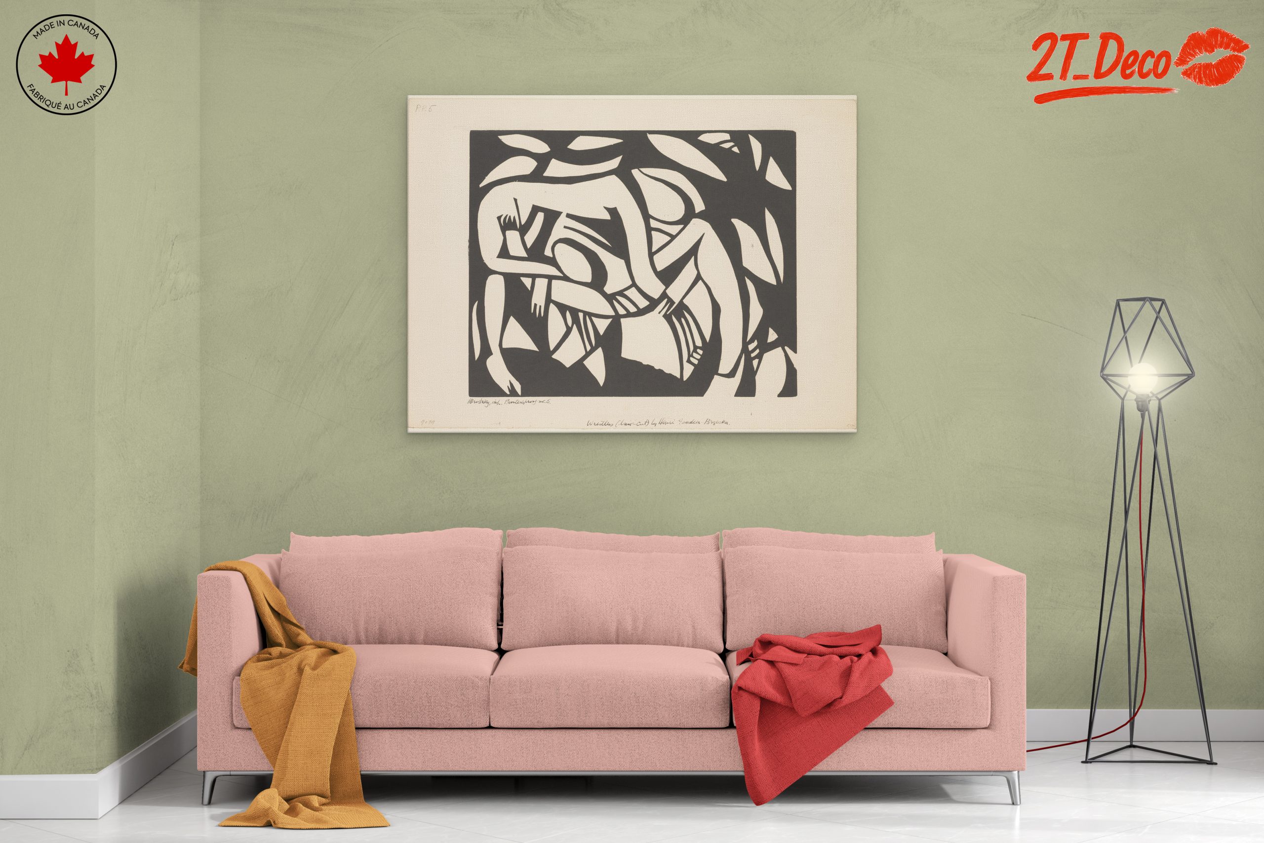 Abstract Human Figures in Bold Contrast - Image 2