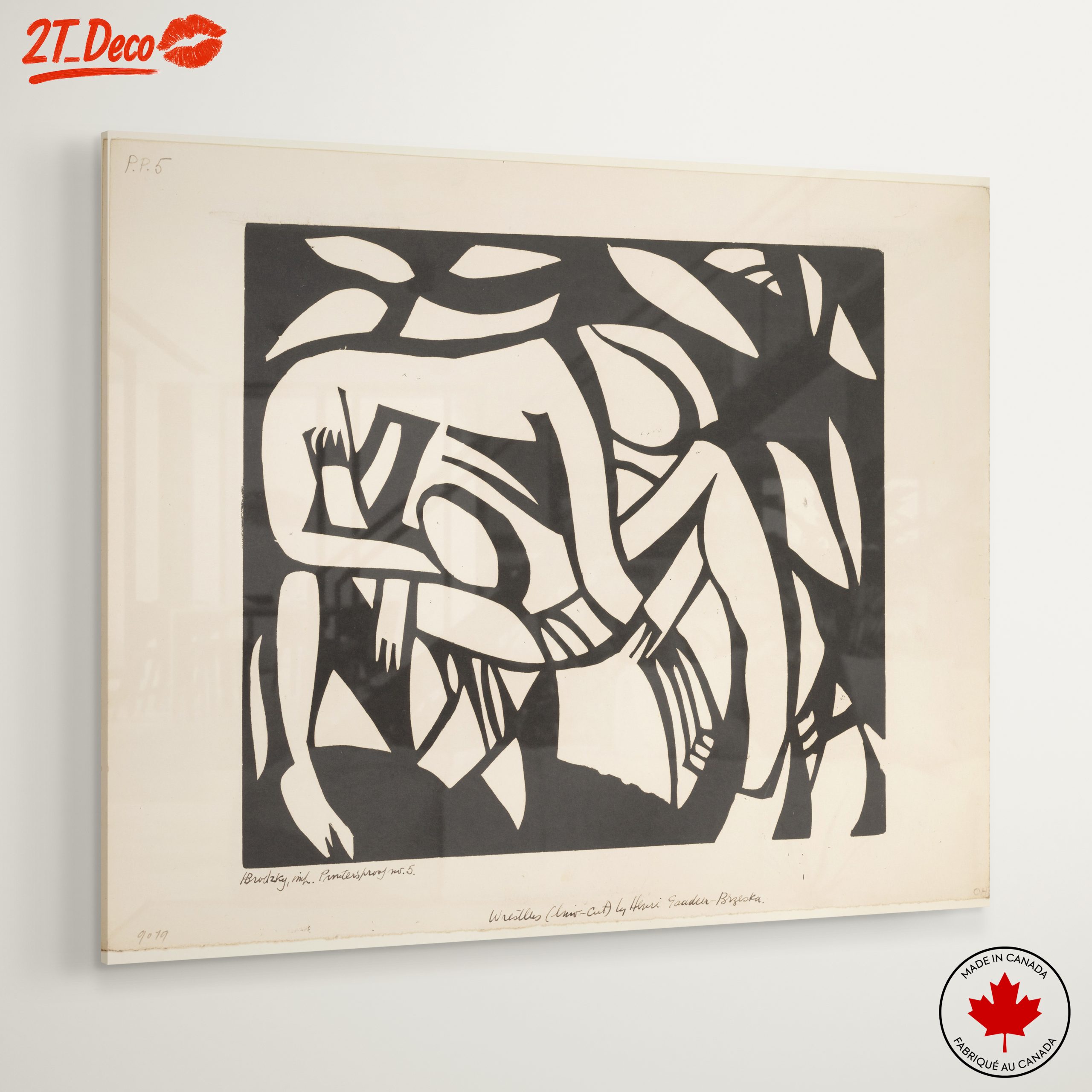 Abstract Human Figures in Bold Contrast - Image 6