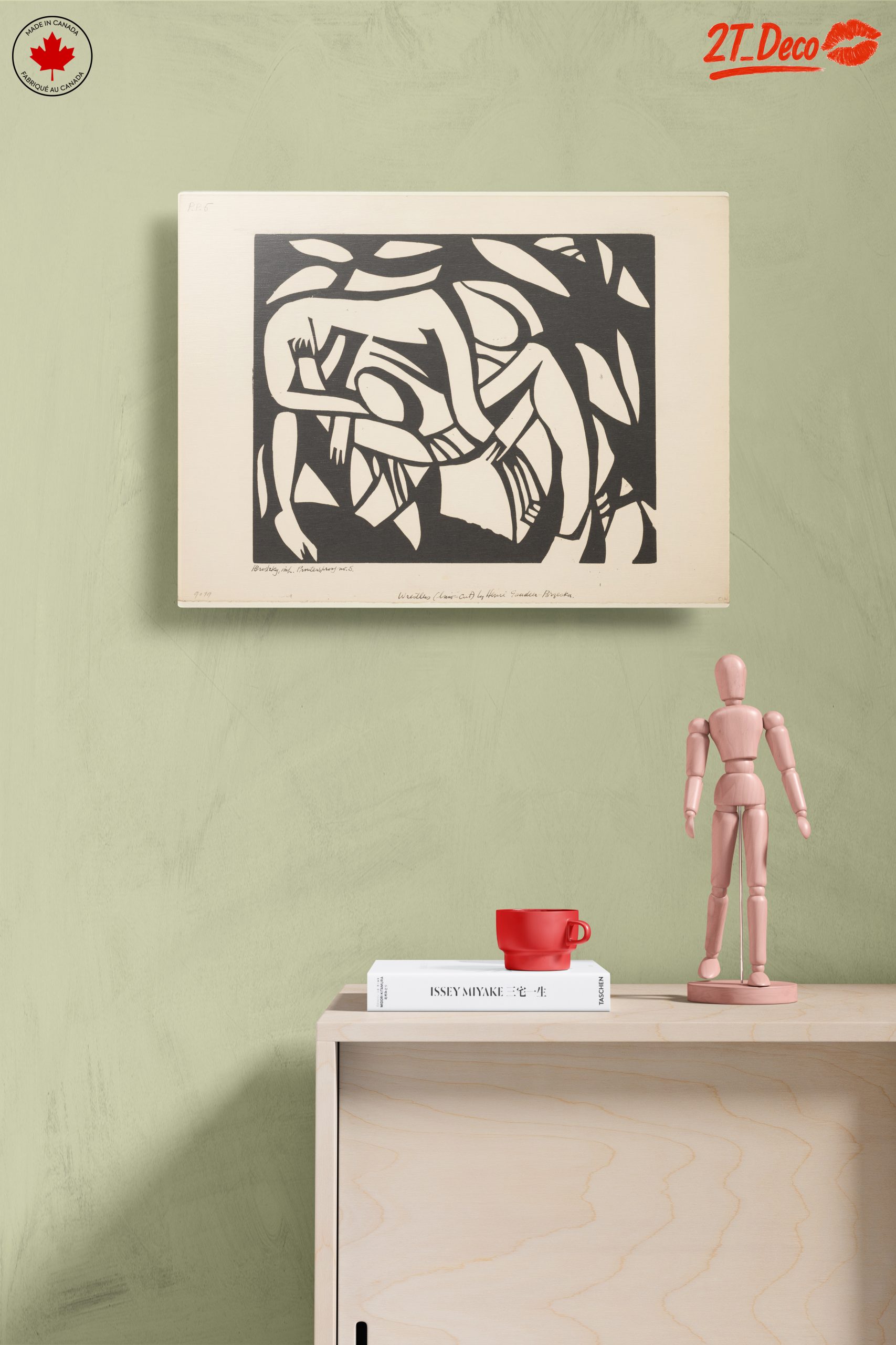 Abstract Human Figures in Bold Contrast - Image 14