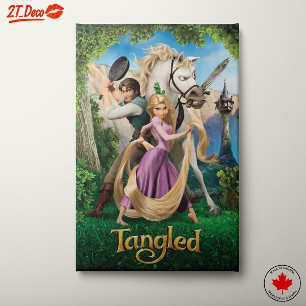 Tangled Animated Character Art Featuring Rapunzel
