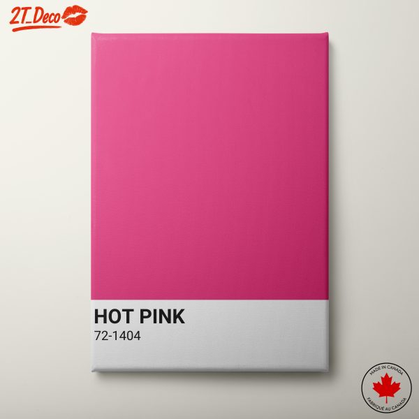 Vibrant Hot Pink Wall Art