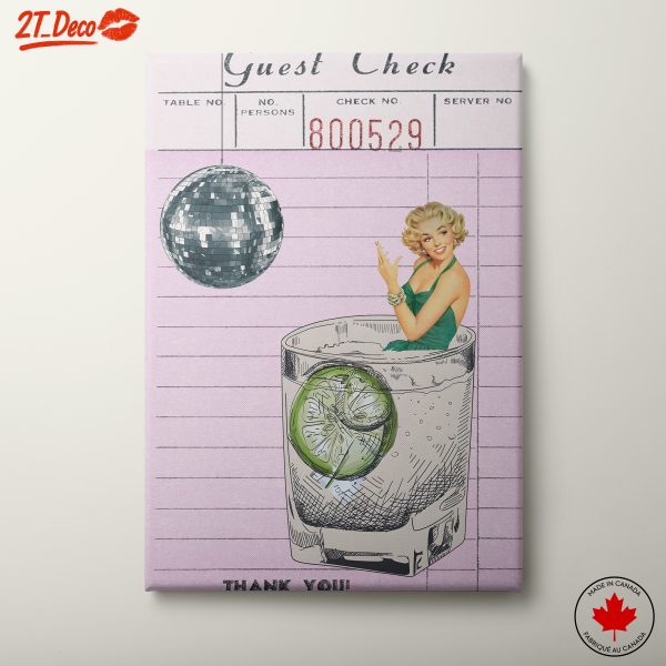 Classic Retro Kitchen Art with Drinks