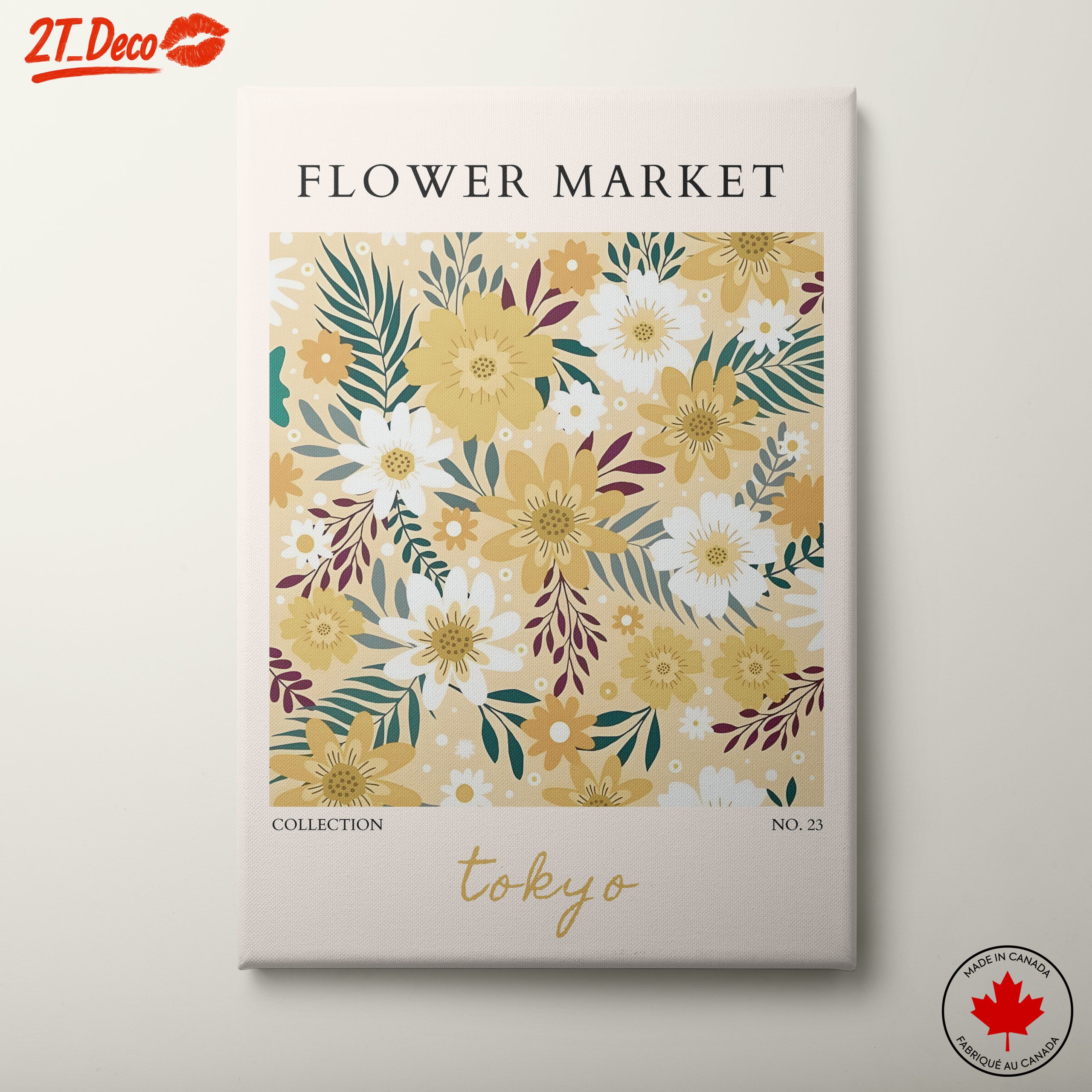 Flower Market Artwork from Tokyo