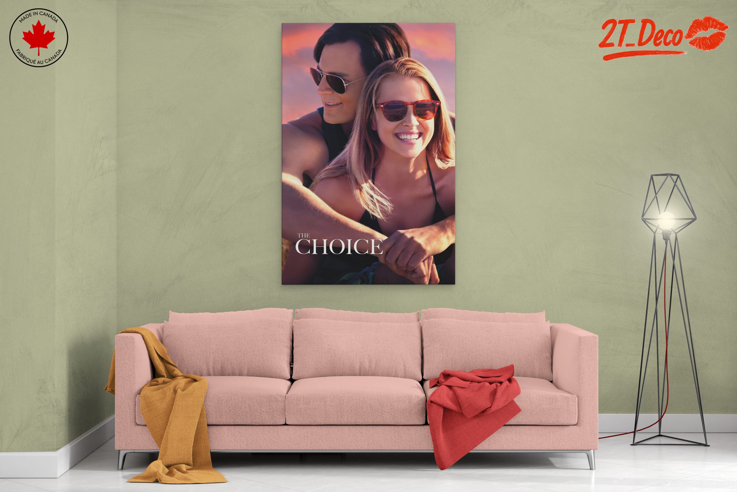 Romantic Aesthetic Couples Sunset Art - Image 2