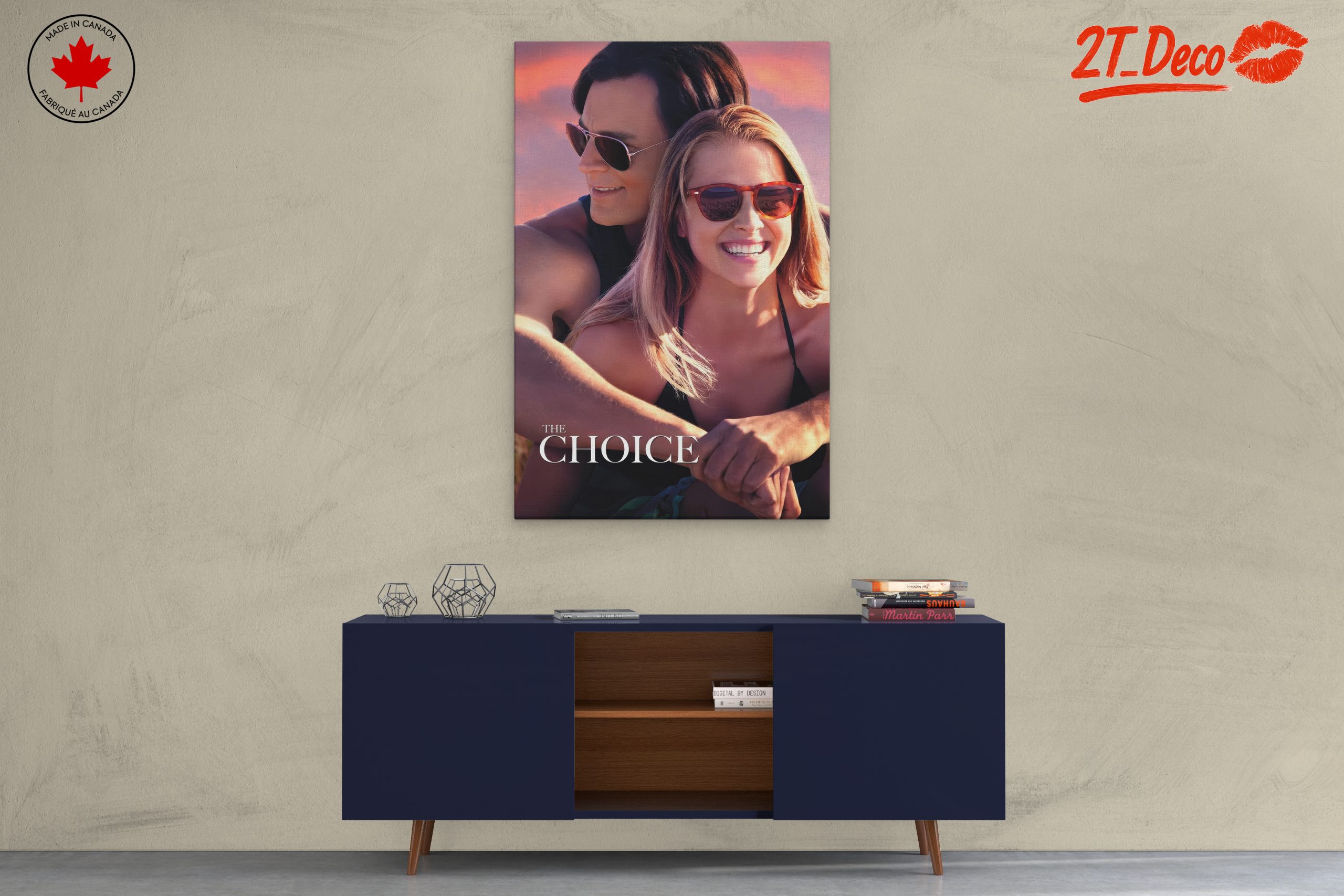 Romantic Aesthetic Couples Sunset Art - Image 3