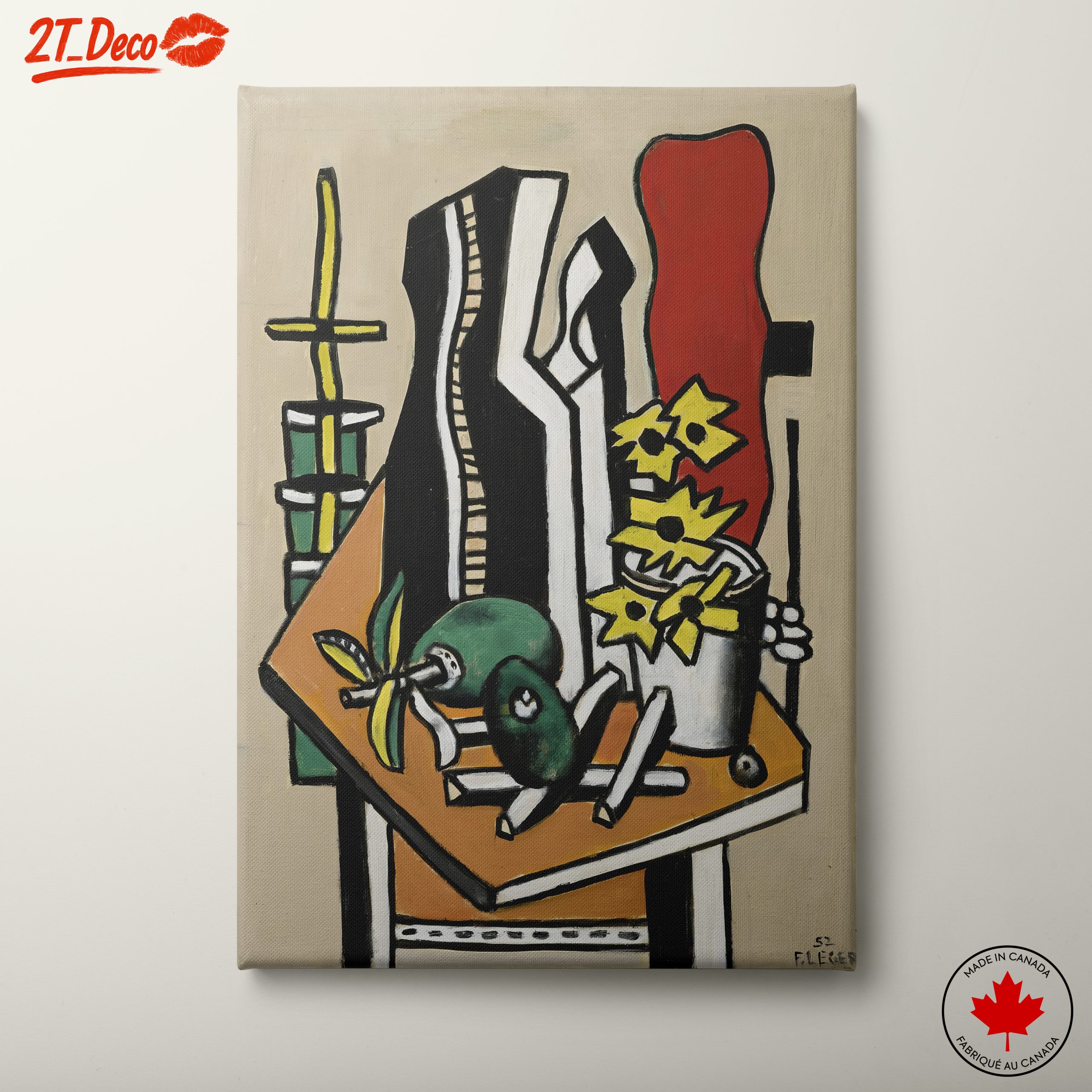 Stylized Abstract Food Composition Art 3