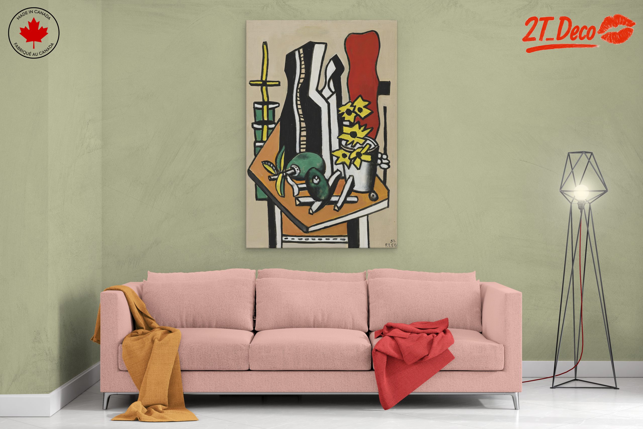 Stylized Abstract Food Composition Art 3 - Image 2