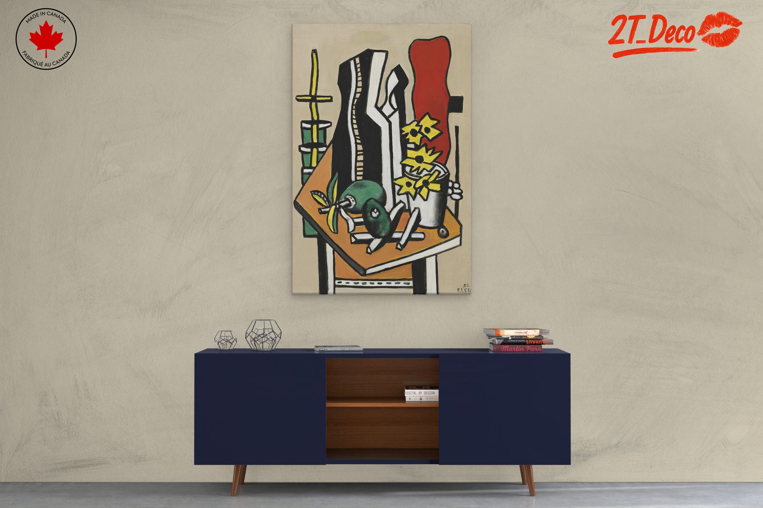 Stylized Abstract Food Composition Art 3 - Image 3