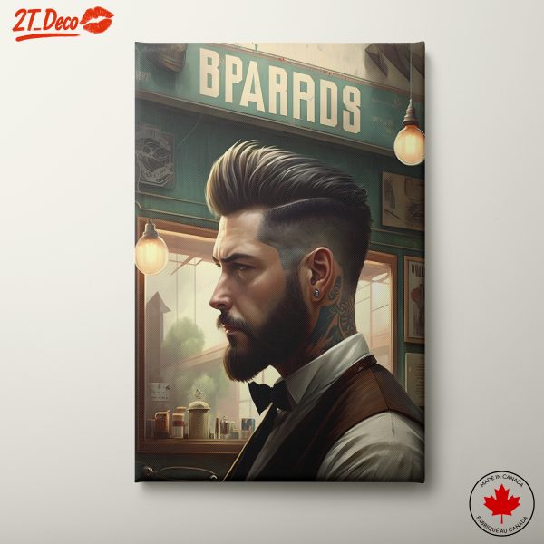 Stylish Bartender Portrait in Vintage Setting