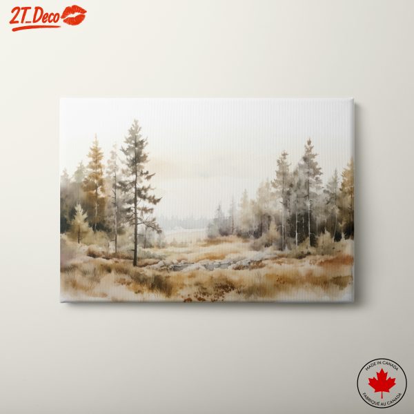 Serene Watercolor Nature Landscape 3