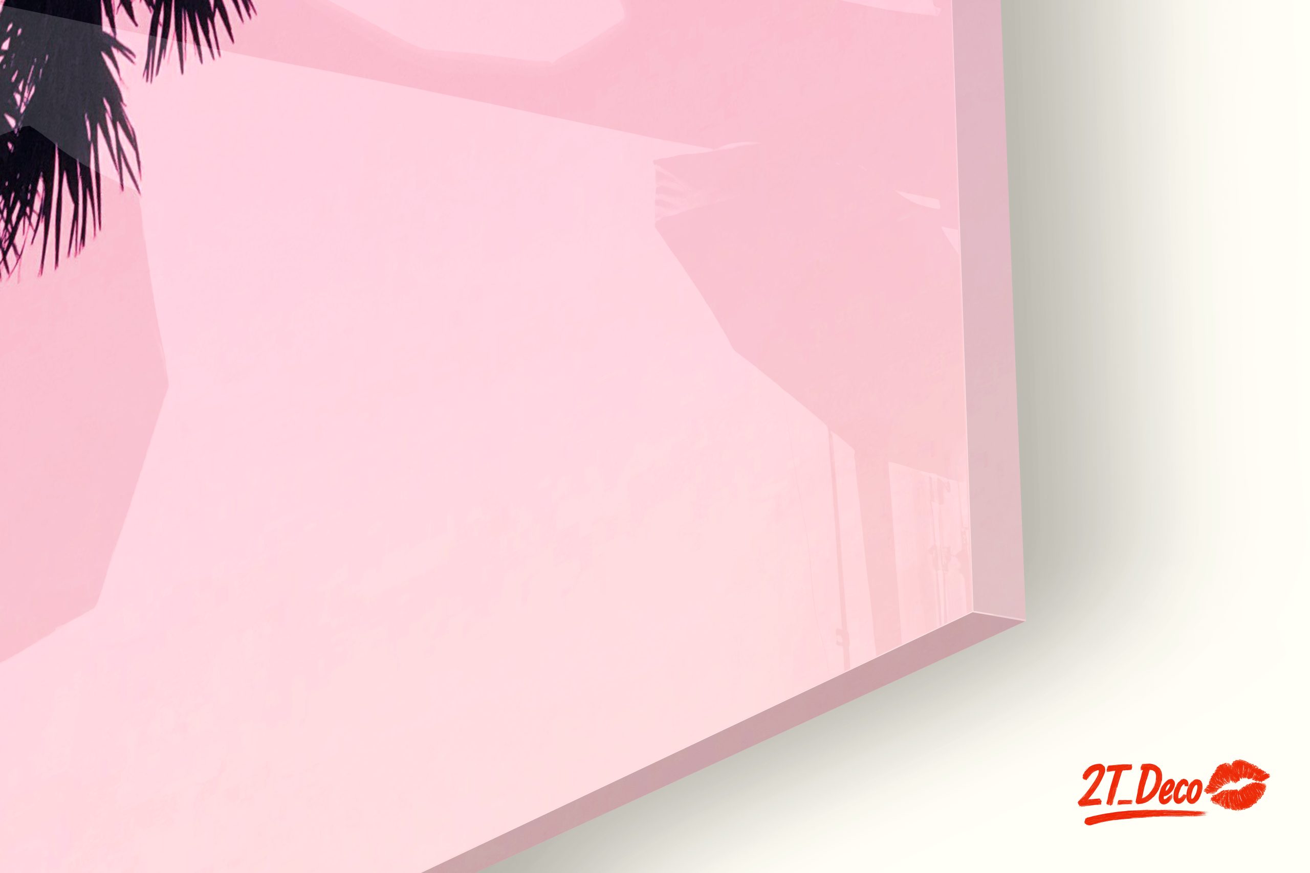 Palm Tree Silhouette Against Pink Sky - Image 9