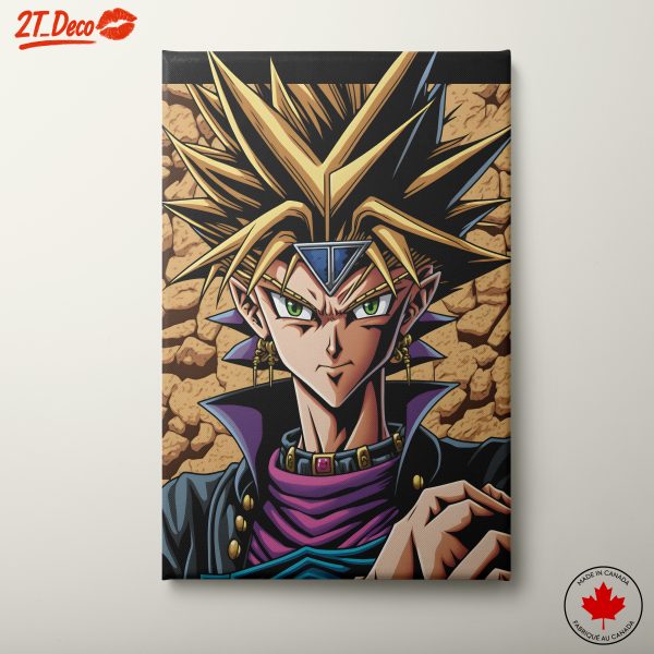 YuGiOh Character Art with Bold Colors