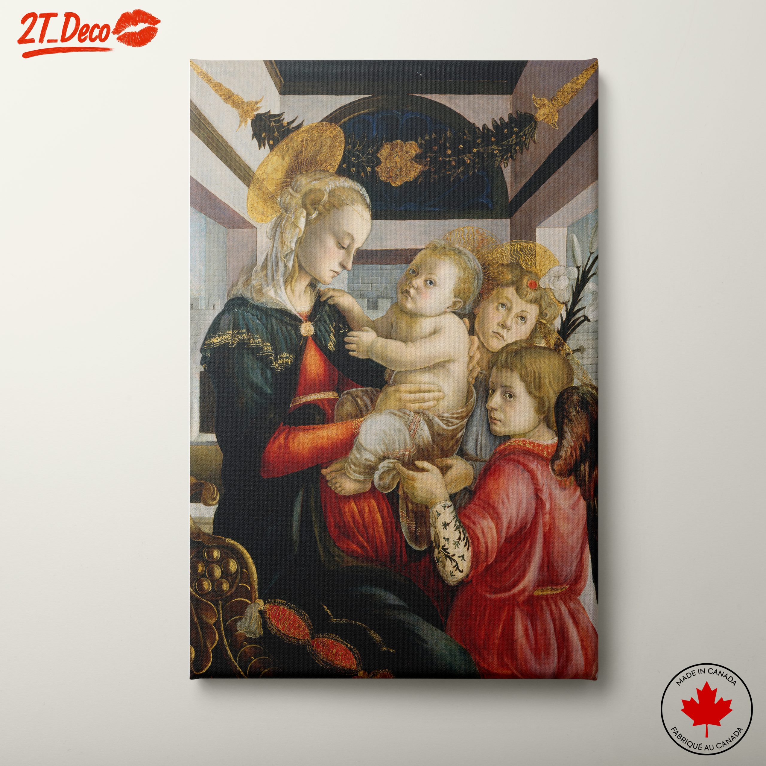 Madonna and Child with Angels