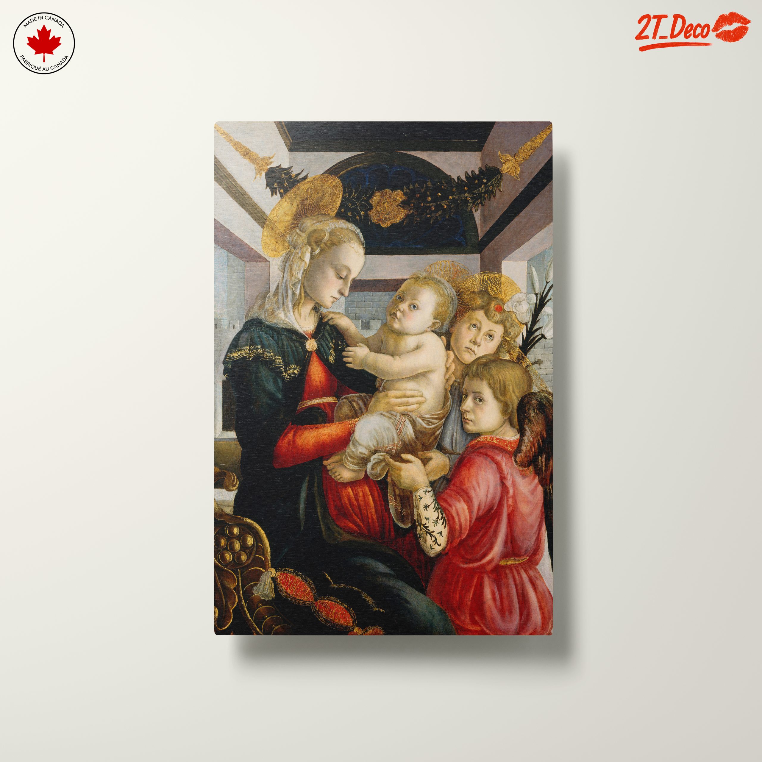 Madonna and Child with Angels - Image 10