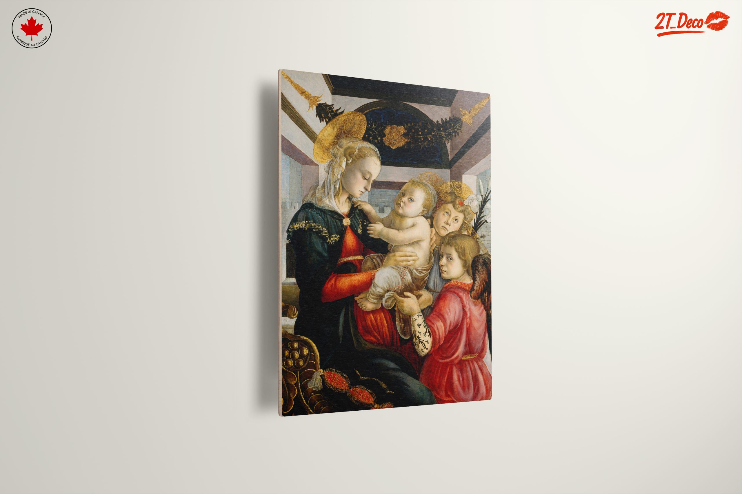 Madonna and Child with Angels - Image 13