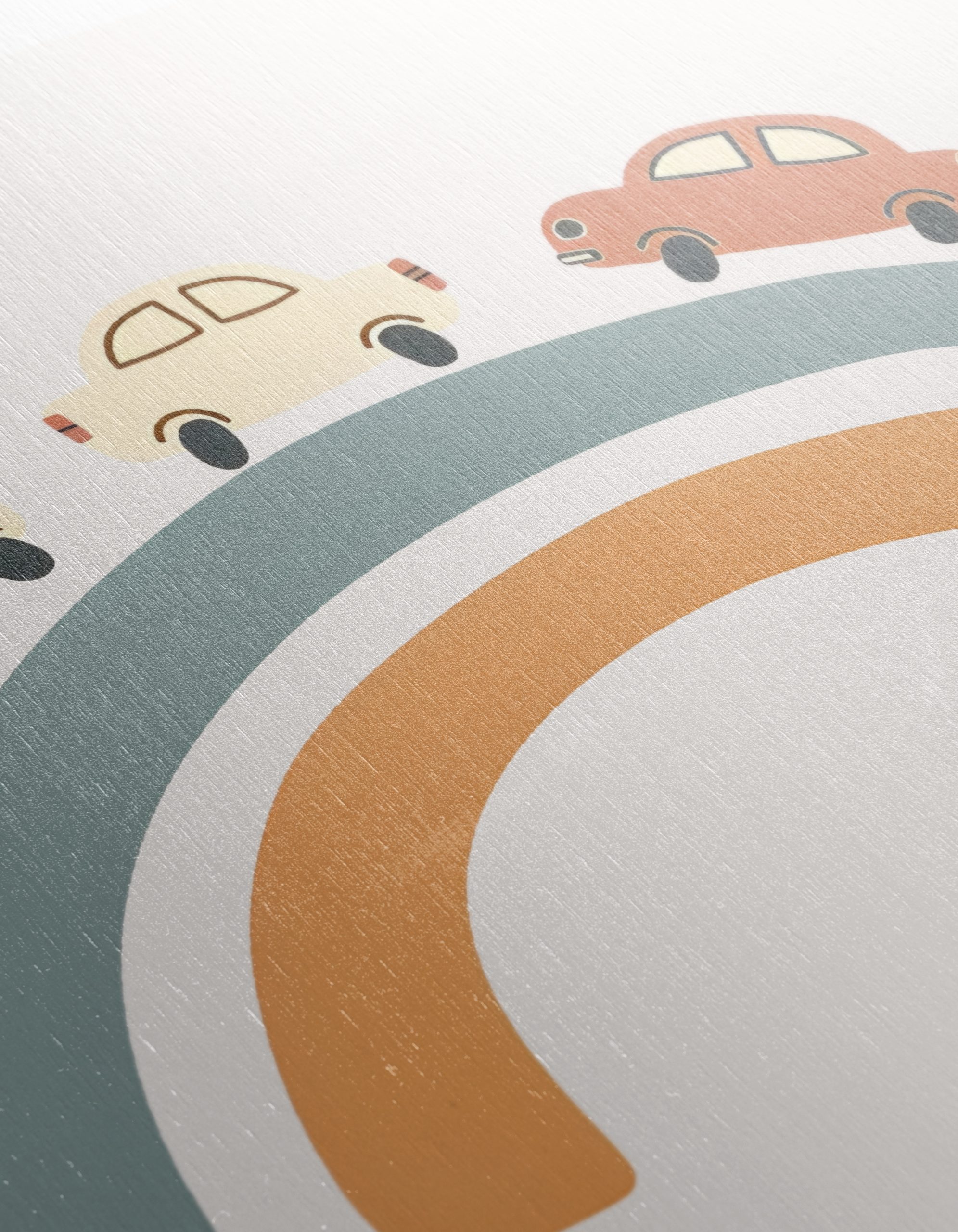 Whimsical Cars on a Colorful Rainbow - Image 12