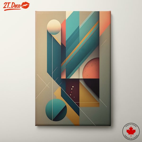 Vibrant Geometric Abstract Artwork 9