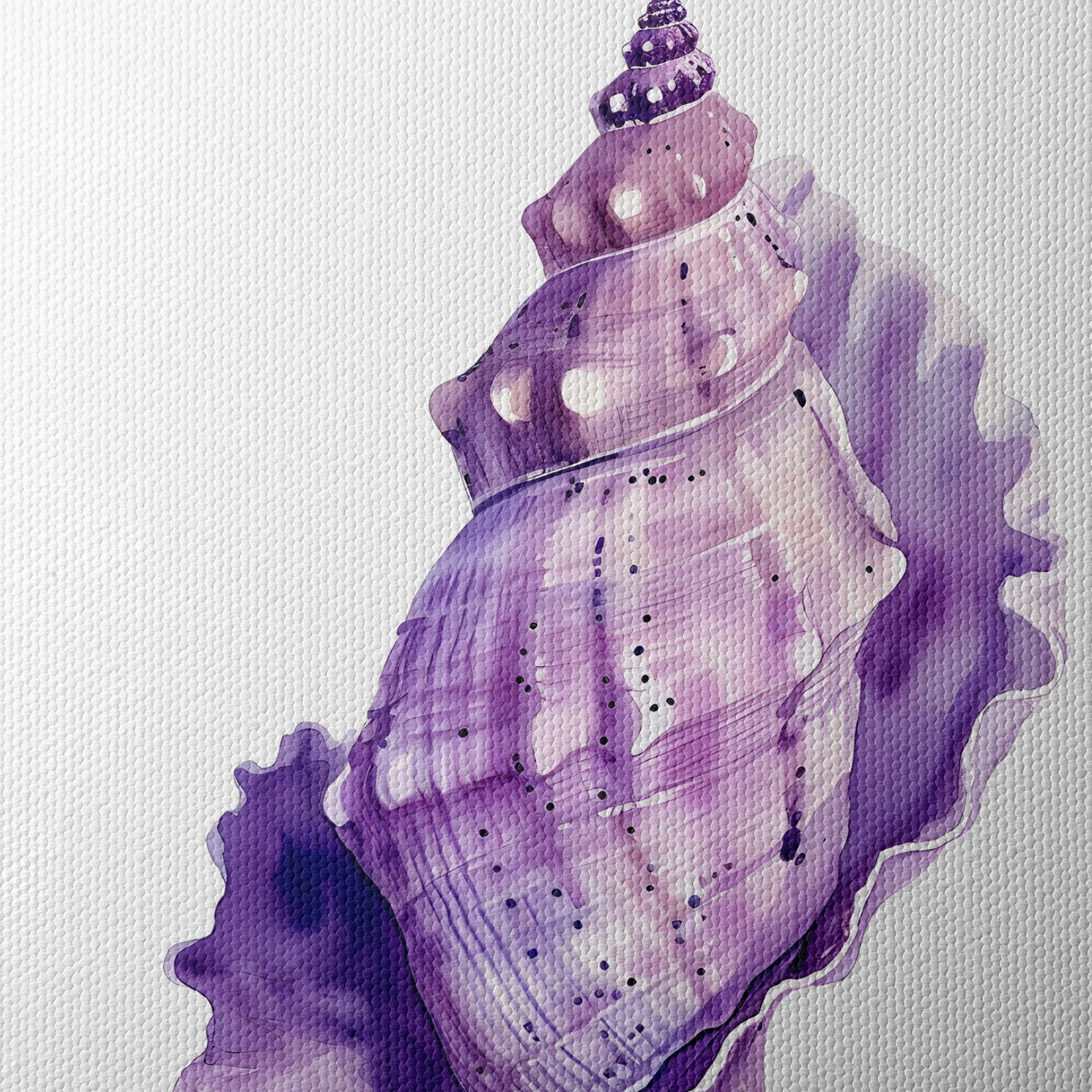 Elegant Botanical Shell Art - Image 4