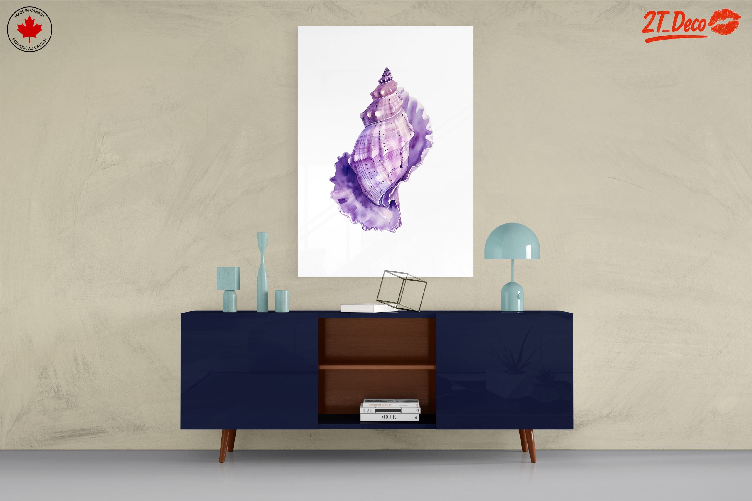 Elegant Botanical Shell Art - Image 8