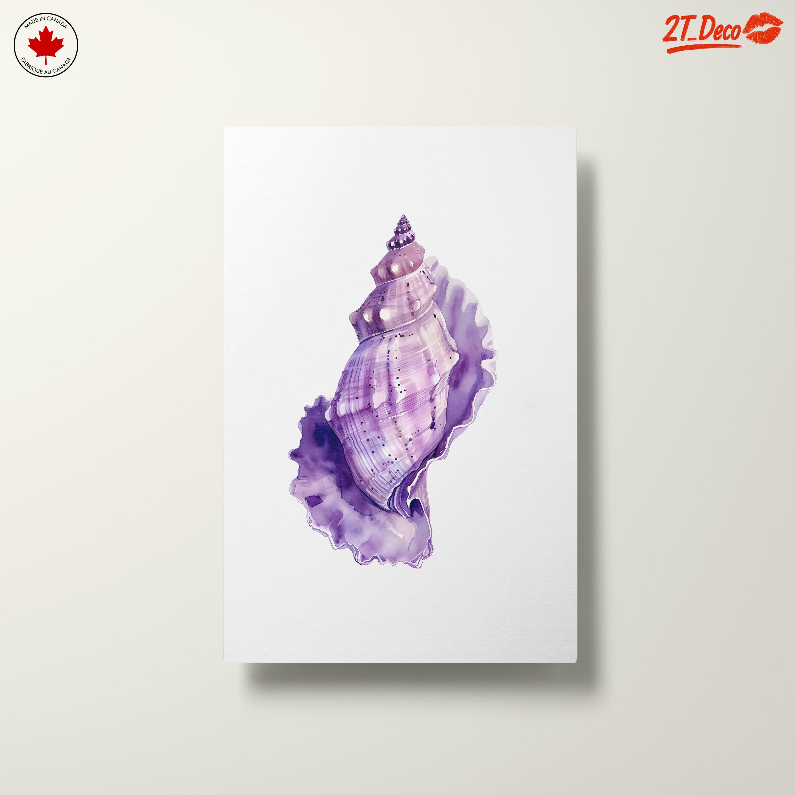 Elegant Botanical Shell Art - Image 10