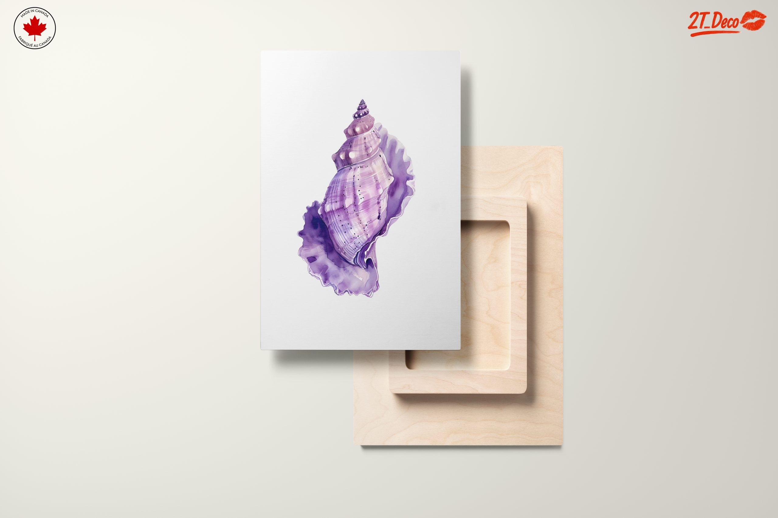 Elegant Botanical Shell Art - Image 11