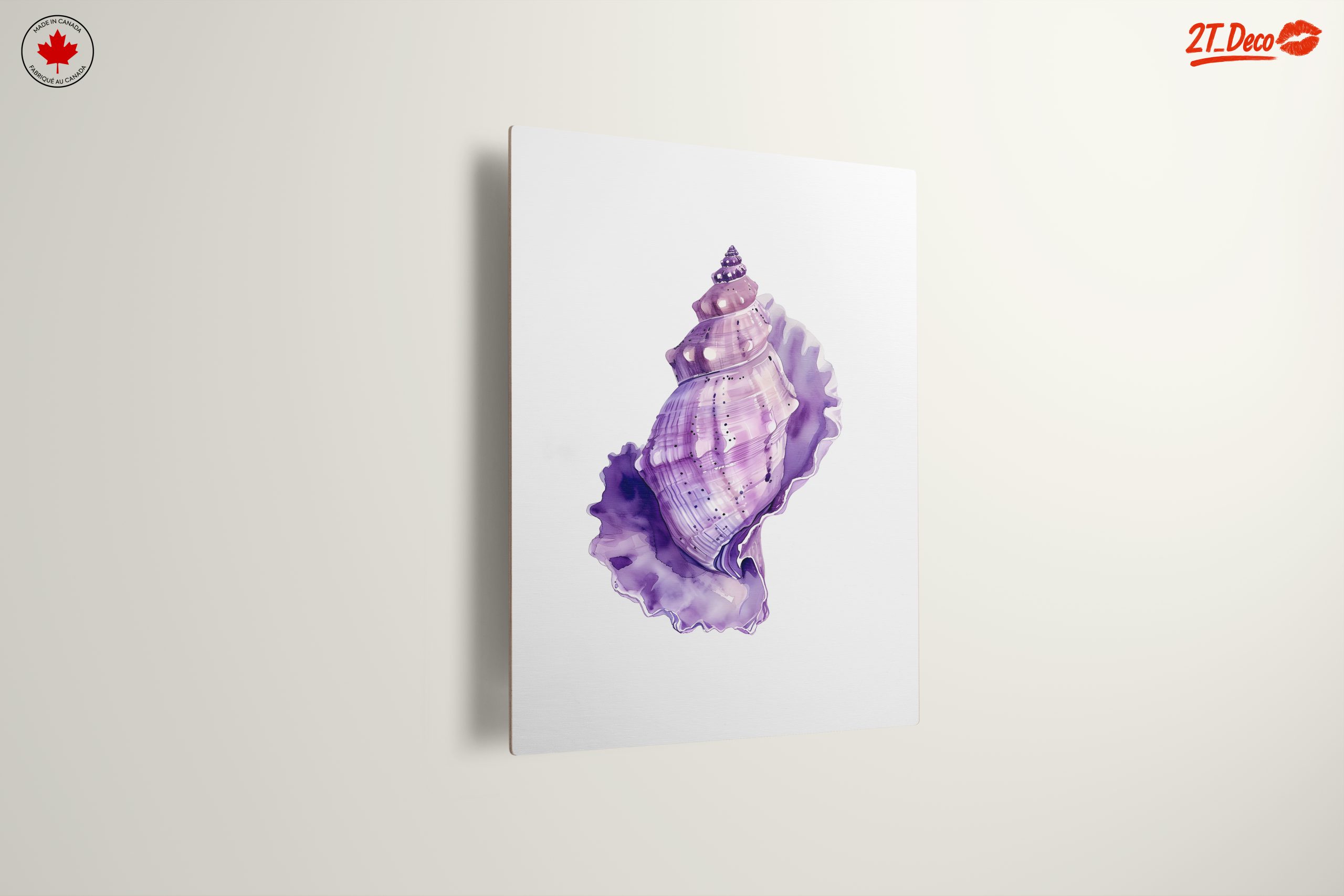 Elegant Botanical Shell Art - Image 13