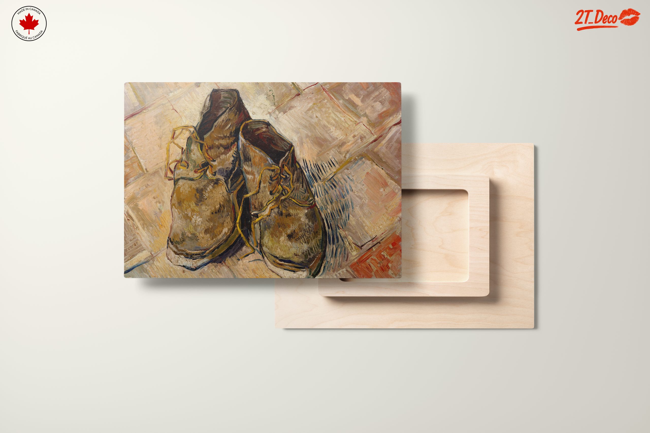 Classic Painting of Worn-Out Shoes - Image 11