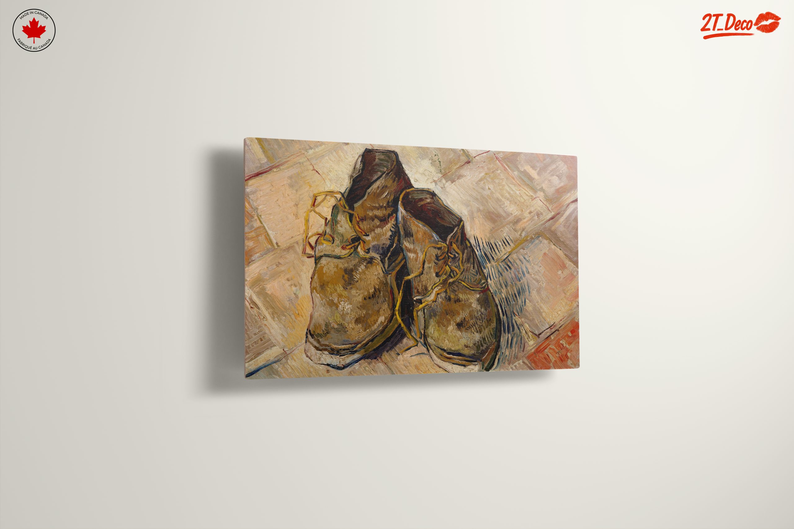 Classic Painting of Worn-Out Shoes - Image 13